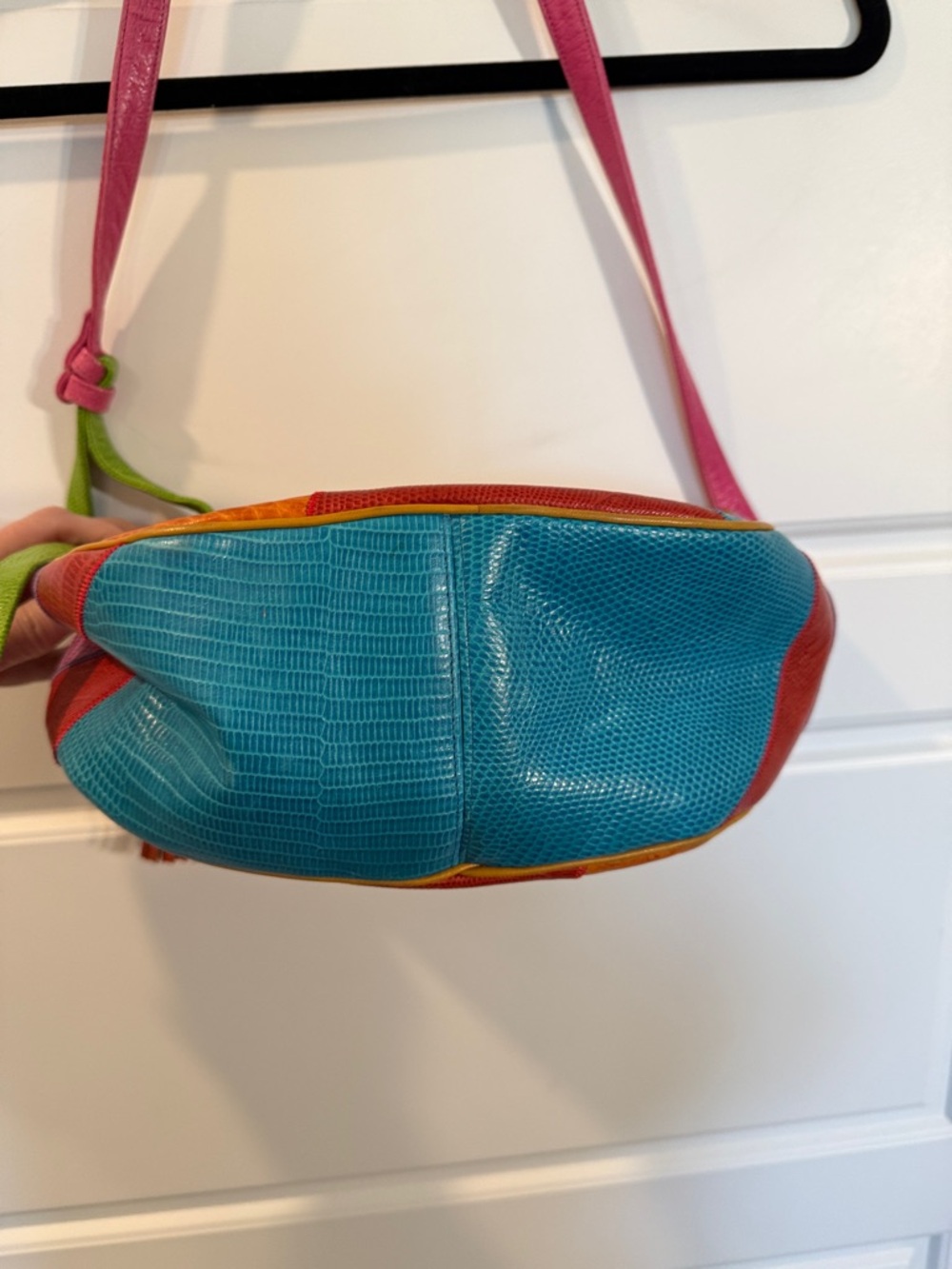 Sharif vintage 80’s colorblock bag - Picture 2 of 9